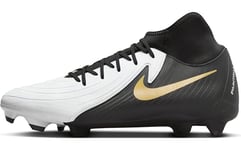 Nike Football Soccer Shoe Phantom Luna II Academy FG/MG, White/Black-MTLC Gold Coin, FD6725-100, 44 EU (M 10 US)