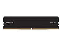 Crucial Pro - DDR5 - module - 16 Go - DIMM 288 broches faible encombrement - 6000 MHz / PC5-48000 - CL48 - 1.1 V - mémoire sans tampon - on-die ECC - noir mat