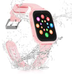 Montre Connectée Enfant 4g, Gps Wifi Appel Vidéo, Montre Gps Enfant Tracker Avec Sos Chat Familial Jeux Caméra Étanche Mode Classe Traceur Gps Enfant, Montre Telephone Avec Sim Cadeau Filles Garçons