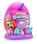 Rainbocorns Eggzania Surprise Plush Inc's 5 Mini Eggs, Stickers Jewelry, Slime