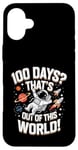 iPhone 16 Plus 100 Days That's Out of This World Space Cosmic Twist Student Case