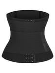 Hook And Eye Waist Trainer·Musta·XXL