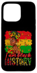 Coque pour iPhone 15 Pro Max I am Black History Juneteenth celebration afro-américain