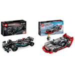 LEGO Technic Mercedes-AMG F1 W14 E Performance Voiture de Course Jouet pour Enfants & Speed Champions Voiture de Course Audi S1 e-Tron Quattro Véhicule Jouet