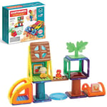 Magformers My Farm Land Magnetic Building Tiles Toy In A Farming Theme. Magnetic Building Blocks For Children. STEM Toy.