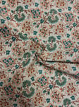 Viscount Textiles Autumn Leaves Cotton Lawn Fabric, Multi