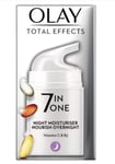 Olay Total Effects 7 In 1 Night  Moisturiser Nourish Overnight  50ml New