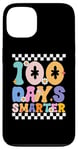 Coque pour iPhone 13 100 jours plus intelligents, joyeux 100e jour d'école, garçons et filles géniaux