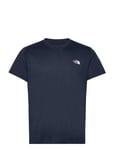M Reaxion Amp Crew - Eu Sport T-shirts Short-sleeved Navy The North Face