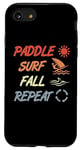 Coque pour iPhone SE (2020) / 7 / 8 Paddle Surf Fall Repeat Windsurfing Instructor Sailboarding