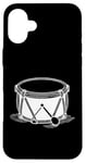 Coque pour iPhone 16 Plus Art ligne Bodhráns pour musiciens Bodhrán