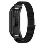 Samsung Galaxy Fit2 SM-R220 Nylon tarranauha (tumma musta + musta kehys) musta