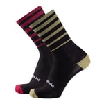 NALINI 03121901100C000.27 GRAVEL SOCKS (CMP) Unisex Adult Socks UNPAIRED/BLACK/GREEN/WINE XXL