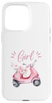 iPhone 15 Pro Max Cute Scooter Girl Art For Women Kids Scooter Life Lover Case