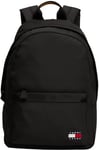 Tommy Jeans Sac à Dos Homme Essential Daily Dome Backpack Simple, Noir (Black), Taille Unique