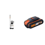 WORX WG829E.9 18V (20V MAX) Cordless Garden Weed Multipurpose Sprayer - (Tool only - battery & charger sold separately) & WA3551.1 2.0Ah Battery Pack, 18V (20V Max)