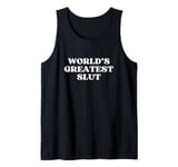 World’s Greatest Slut Y2k Aesthetic Tank Top