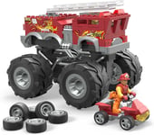 Boîte Cassé Mega 5-Alarm Monster Trucks Ensemble De Bâtiments 284 Pcs Hot Wheels