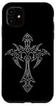 iPhone 11 Gothic Cross Grunge Aesthetic Y2k Mall Goth Case