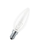 Osram Glödlampa Kronljus Klar (B35) 11W