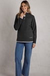 Weird Fish Lynda 1/4 Zip Grid Fleece