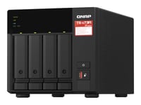 Qnap Ts-473A - Nas-Server - 4 Brønner - 32 Tb - Sata 6Gb/S - Hdd 8 Tb X 4 - Raid Raid 0, 1, 5, 6, 10, Jbod - Ram 8 Gb - 2.5 Gigabit Ethernet - Iscsi Støtte