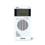 Radio FM stéréo Bluetooth Enregistreur vocal Lecteur de musique portable Haut-parleur d'ordinateur, Blanc