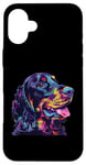 Coque pour iPhone 16 Plus Gordon Setter Pop Art Figurine de race de chien