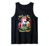 Womens Oktoberfest Unicorn Root Beer Unicorn Cheer Tank Top