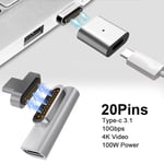 Connector PD 100W USB type C Adapter For MacBook Pro Pixel Samsung S10 Huawei