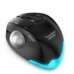 zelotes Wireless Trackball Mouse,Bluetooth Mouse,4800DPI 8 Buttons Ergonomic Mouse,Rechargeable,Connection of 3 Devices,Wireless Mouse for Laptop,PC,Tablets