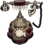 Vieux Téléphone Antique, Téléphone Fixe Royal Vintage, Support Mains Libres, Pour La Décoration De Café De Bureau À Domicile