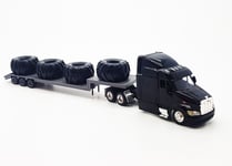 CAMION 1/43° PETERBILT 387 REMORQUE PLATE + PNEUS