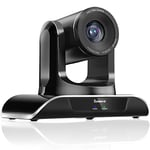 Tenveo 10X Zoom Optique PTZ Camera Full HD Living Streaming Webcam 1080P 60FPS SDI/HDMI/USB/RJ45 Caméra de Vidéoconférence pour Les Réunions d'affaires Skype Zoom OBS Youtube