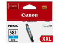 Canon CLI-581C XXL - XXL-størrelse - cyan - original - blekkbeholder - for PIXMA TS6251  TS6350  TS6351  TS8251  TS8252  TS8350  TS8351  TS8352 