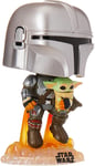 Funko Pop! Vinyl Figure: Star Wars: The Mandalorian Flying W/Jet