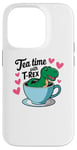 iPhone 14 Pro Tea Rex T-Rex Funny Tee For Tea Lovers Drinkers And Dinosaur Case