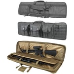 Housse de Transport pour 2 Fusils à Air/Fusils de Chasse Rembourée Sac Tactical Double Rifle pour Arme Longue Airsoft - Noir 91 cm