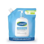 Cetaphil Gentle Skin Cleanser Eco Refill Pouch, 710ml, Face & Body Wash, for Normal to Dry Sensitive Skin, Soap Free with Niacinamide