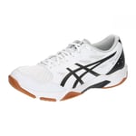 ASICS Homme Gel-Rocket 11 Sneaker, White/Pure Silver, 42 EU