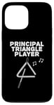 Coque pour iPhone 13 Pro Max Premier joueur de triangle, percussionniste, orchestre drôle