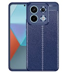 Xiaomi Poco X6 5G Leather Texture Case Navy