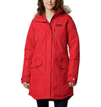 Columbia Women's Suttle Mountain Long Insulated Jacket, Red Lily, S UK