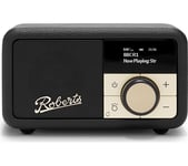 ROBERTS Revival Petite 2 DABﱓ Retro Bluetooth Radio - Black, Black