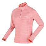 Regatta sous Couche Polaire Technique Manches Longues Yonder avec Ouverture par 1/2 Zip et Propriété de Séchage Rapide T-Shirt Femme