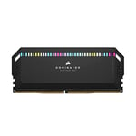 CORSAIR DOMINATOR PLATINUM RGB DDR5 RAM 32Go (2x16Go) 7200MHz CL34 Intel XMP Compatible iCUE Mémoire d'Ordinateur - Noir (CMT32GX5M2X7200C34)