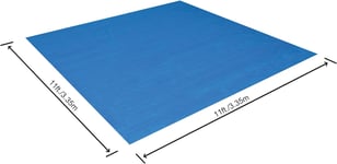 Bestway 58001 Tapis Carré 305 X 305 Cm Pour Piscine Hors Sol Fast Set™, Steel Pr