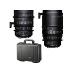 SIGMA 18-35 T2 F/AP + 50-100 T2 F/AP + VALISE