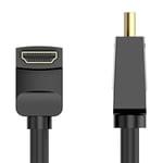 Cable Hdmi Vention Aarbh 2m Angle 90° (black)