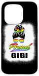 Coque pour iPhone 15 Pro Fier Gigi Grandma Messy Bun LGBT Arc-en-ciel LGBTQ Pride